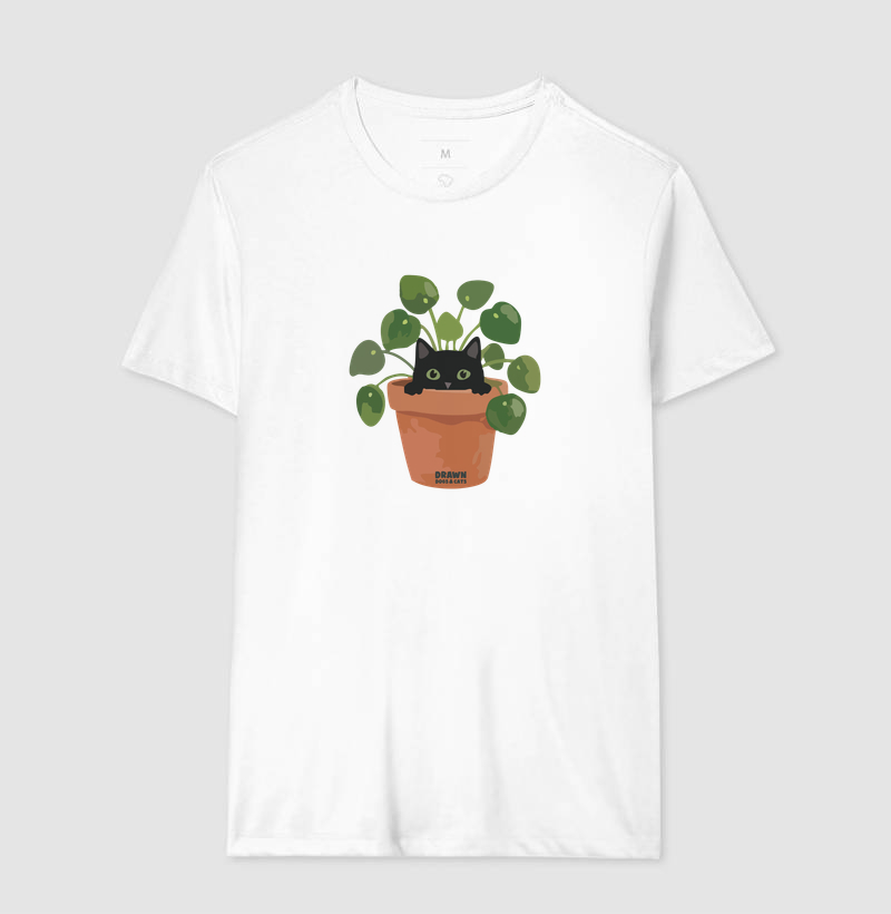 Gato preto dentro do vaso de planta - Imagem 5