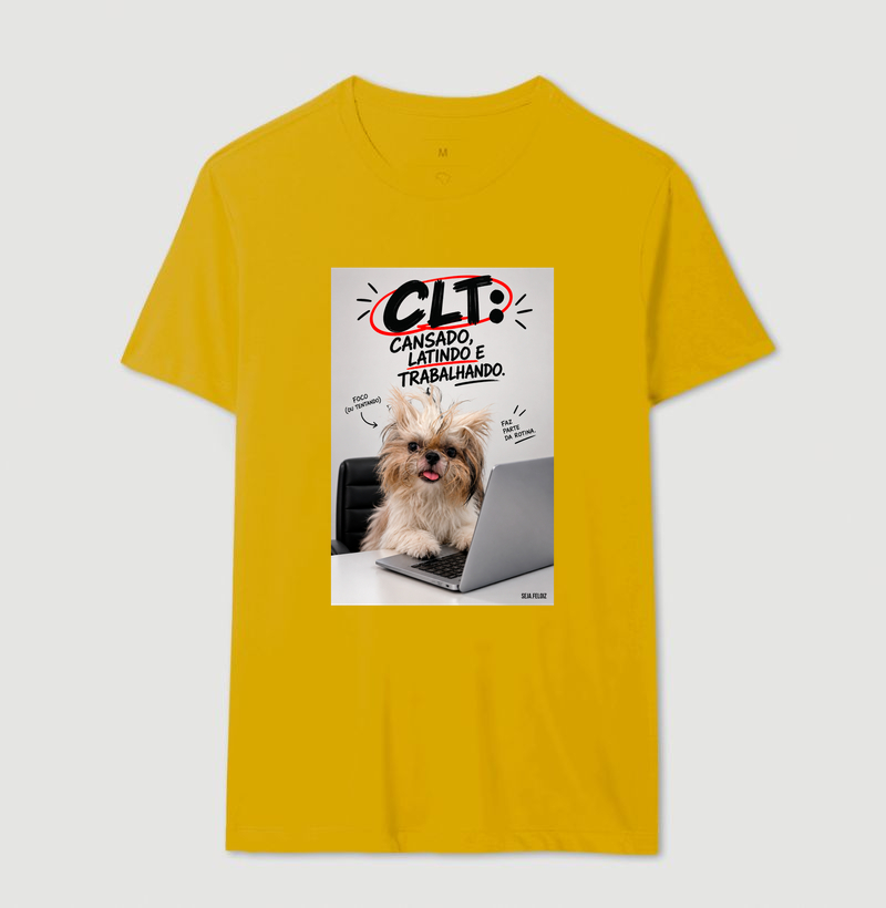 🐶💻 CLT — Cansado, Latindo e Trabalhando! 😂🐾 | Shih Tzu Edition - Imagem 12