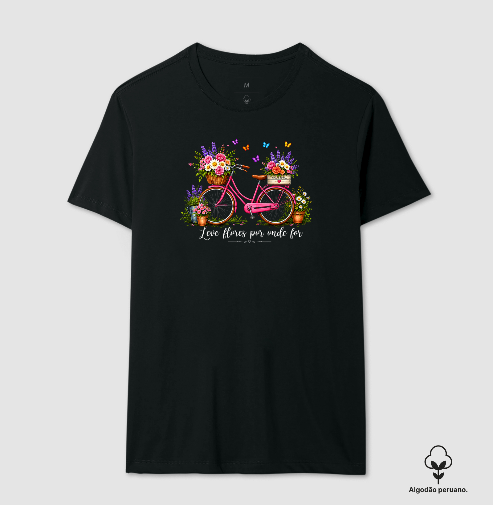 Camiseta Leve flores por onde for - Imagem 6