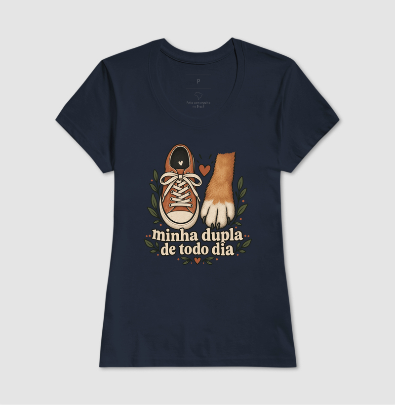 Camiseta Cachorro Companhia "minha dupla de todo dia" | Pelo & Pano - Imagem 7