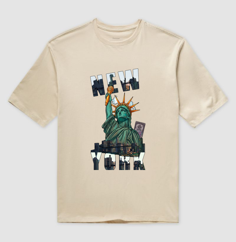 Camiseta Oversized New York | Gizé — Aion Abstract - Imagem 3
