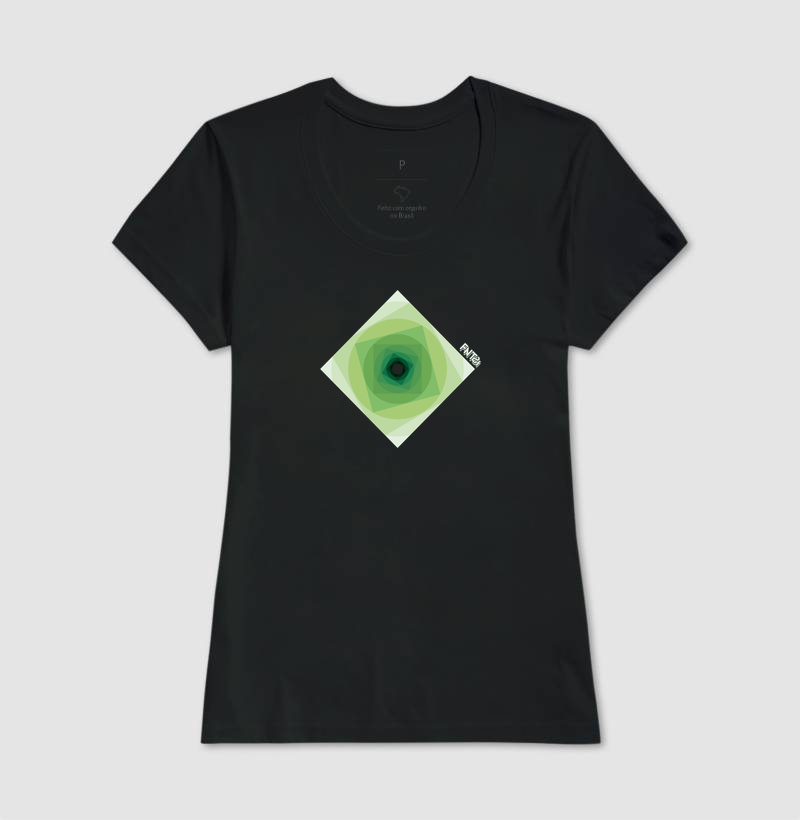 T-SHIRT "INFINITA FANTASIA" / VERDE MINIMAL