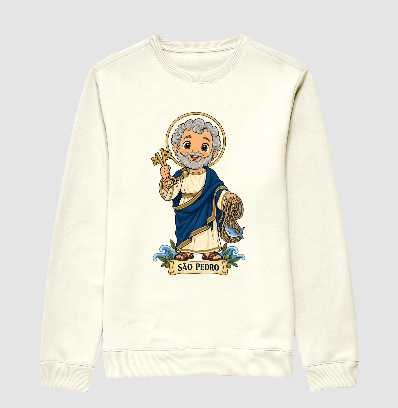 São Pedro estilo chibi - Imagem 2