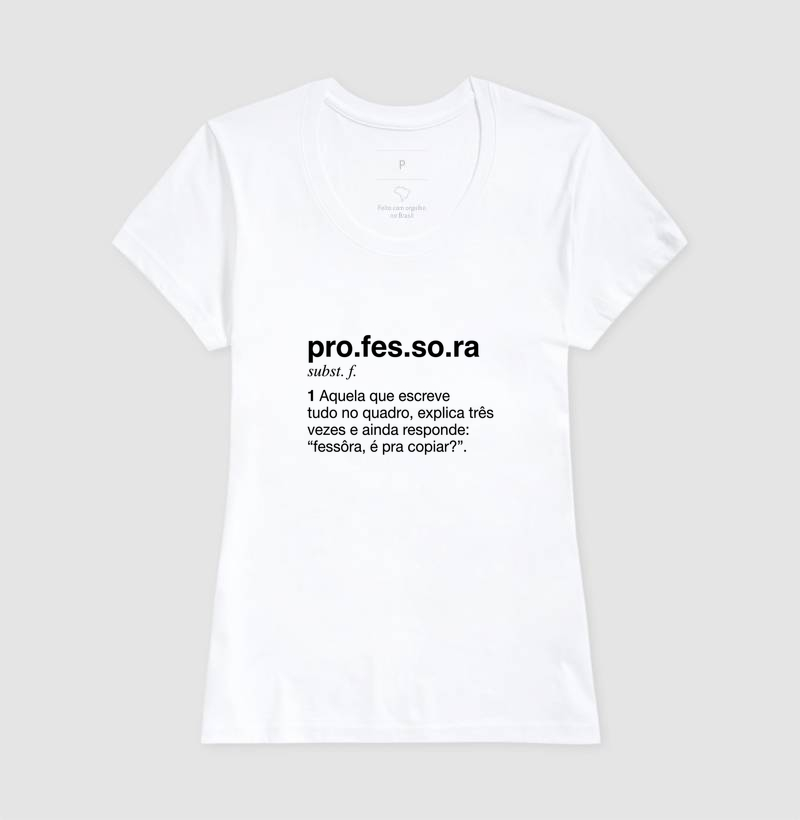 Camiseta Feminina Algodão É Pra Copiar - Imagem 5