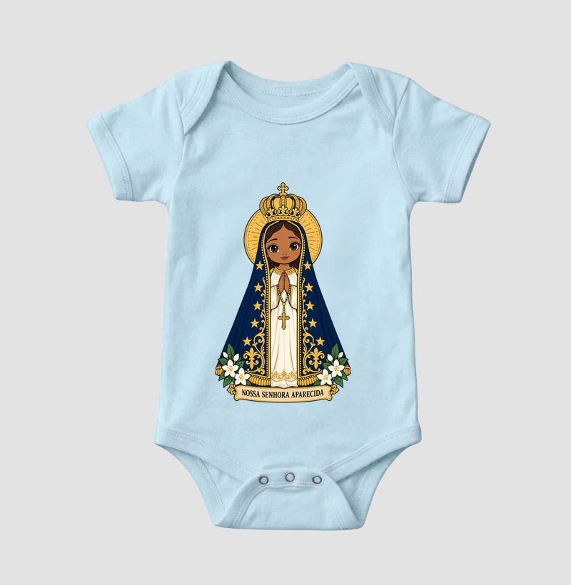 Nossa Senhora Aparecida estilo chibi - Imagem 4