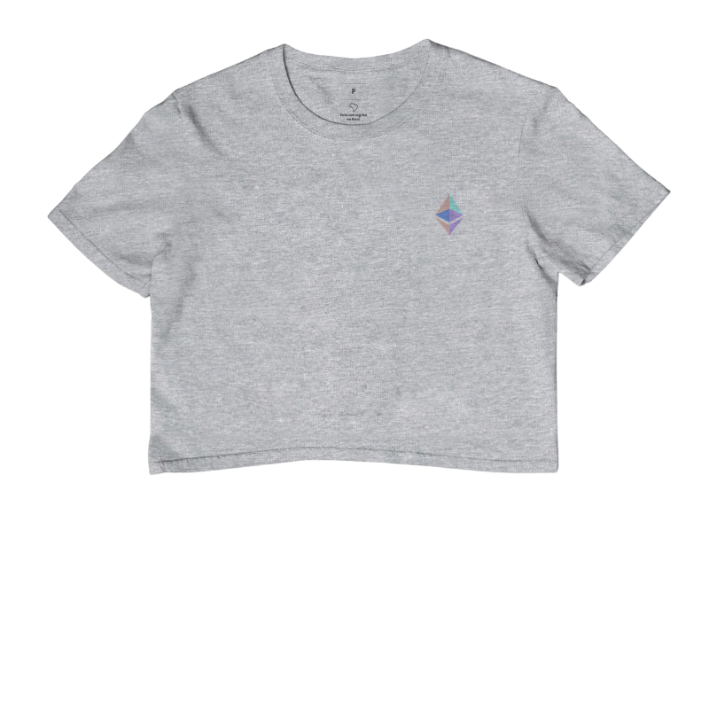 Cropped Ethereum Logo Minimalista - Imagem 6