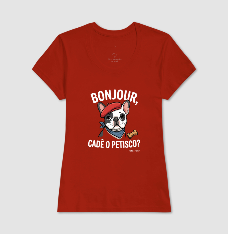 CAMISETA BULDOGUE FRANCÊS BONJOUR - Imagem 11