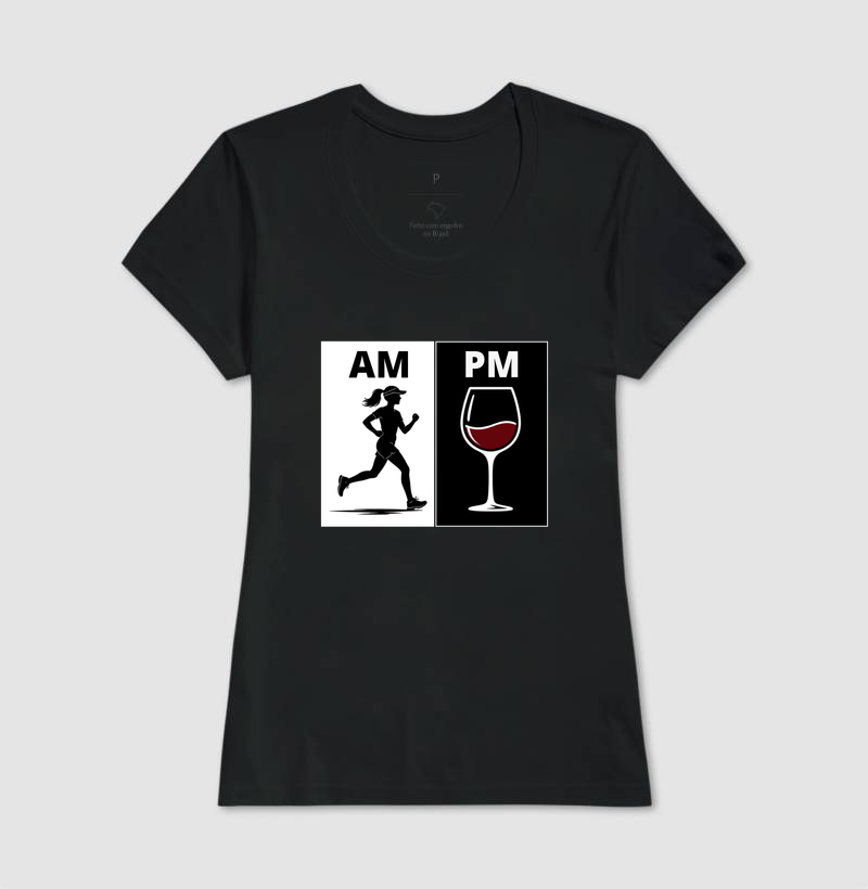 Camiseta Corrida - Corredora AM, Vinho PM - Imagem 3