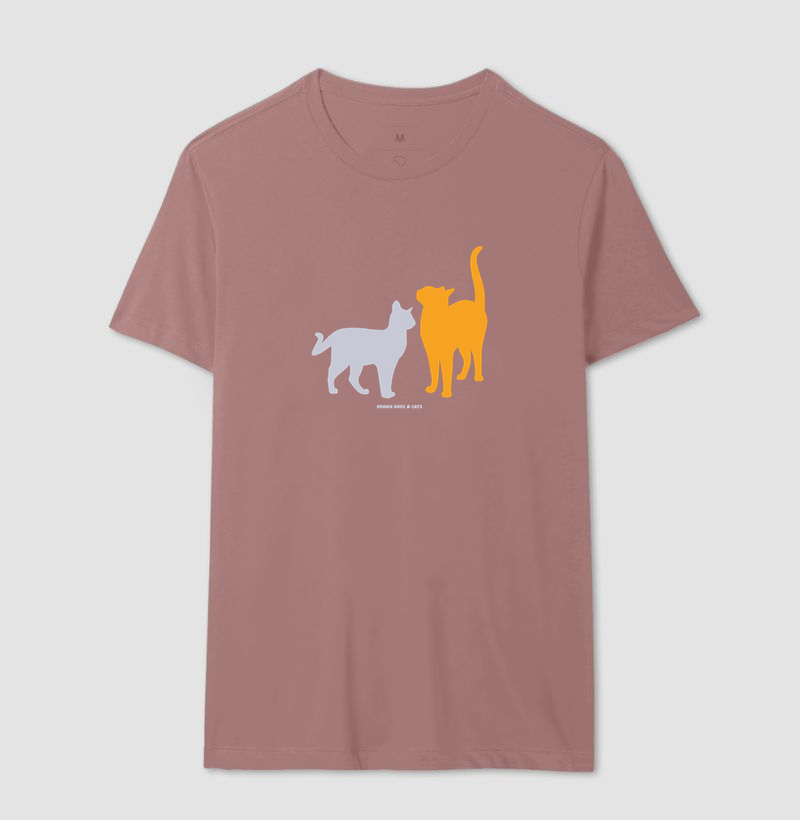 Silhuetas gatos laranja e cinza - Imagem 13