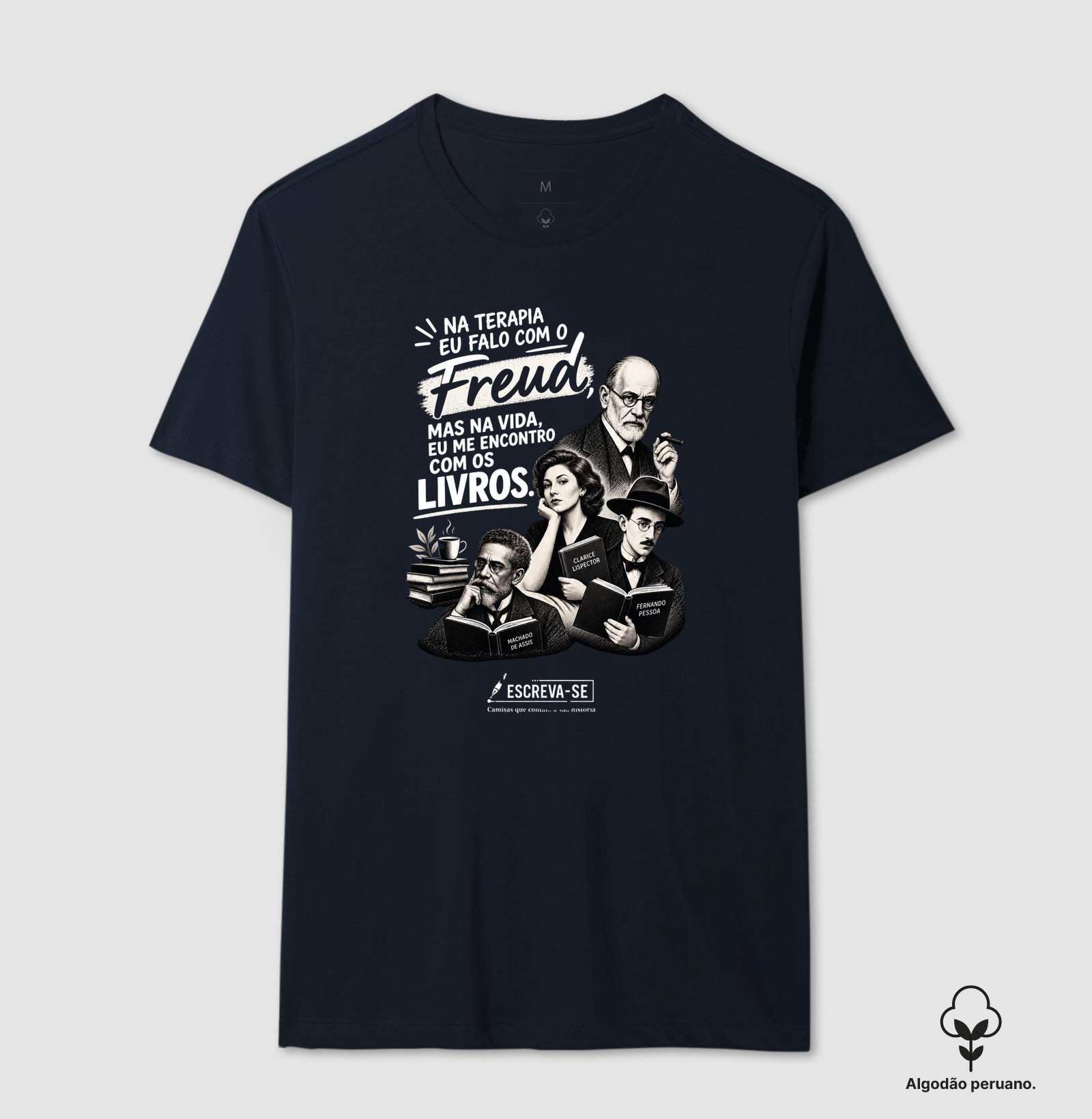 Na terapia eu falo com o Freud, mas na vida eu me encontro com os livros.  - Imagem 9
