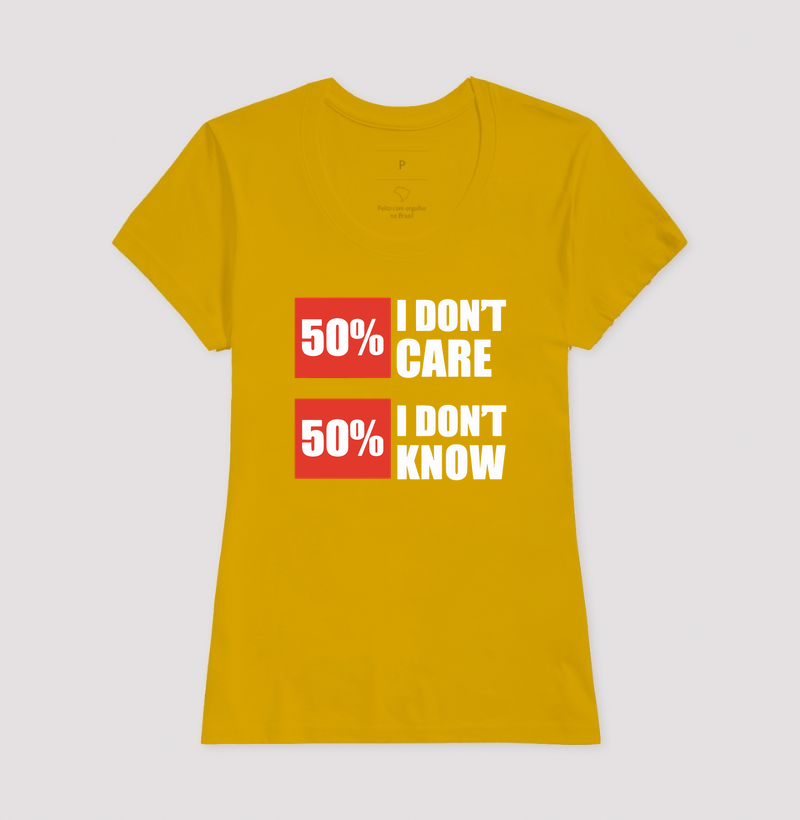 Camiseta Estou Meio a Meio - Imagem 11