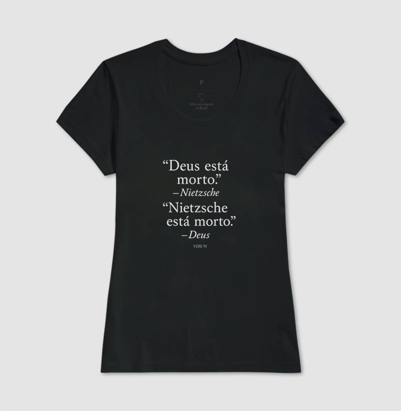 Camiseta Nietzsche - Deus está morto - Imagem 3