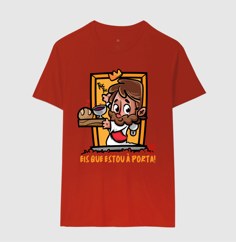 Camiseta Cristã Jesus Está à Porta - Imagem 10