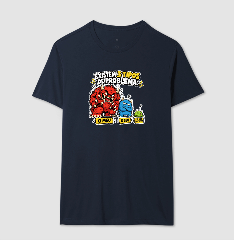 Camiseta Problemas em Algodão - Imagem 9