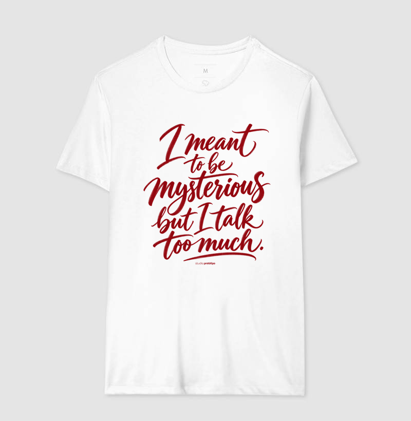 Camiseta Meant to Be Mysterious - Imagem 4