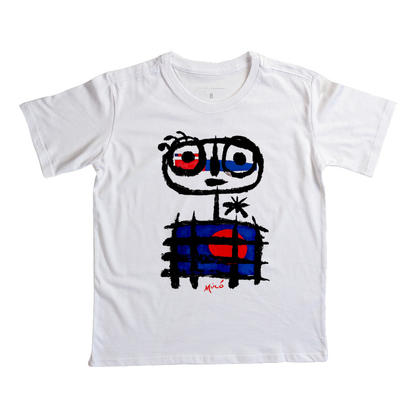 Camiseta Infantil O Comedor de Sol Joan Miró  - Imagem 2