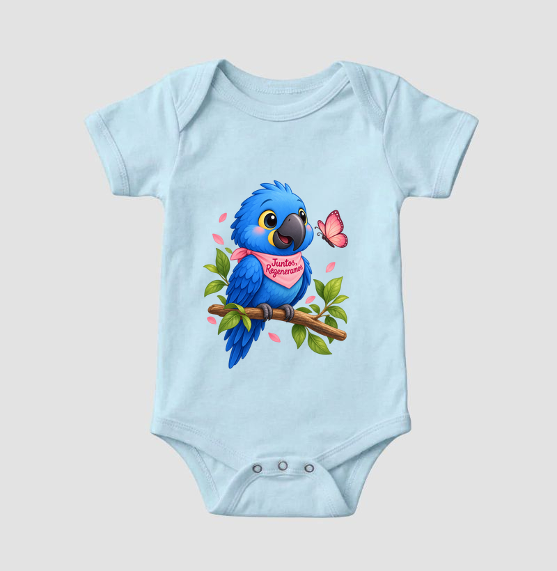Body Infantil - Ararinha Azul - Imagem 4