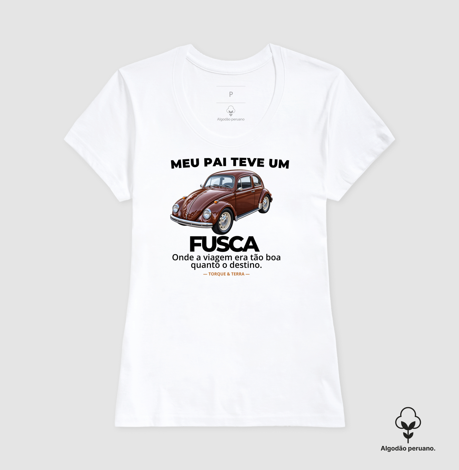 Meu pai teve um - FUSCA - marrom escuro - Imagem 6