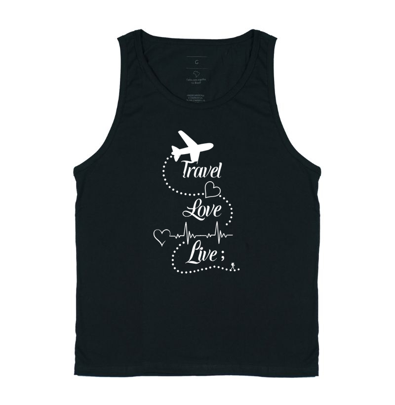 Camiseta Travel Love Live – Estampa de Viagem | Excursionista - Imagem 3