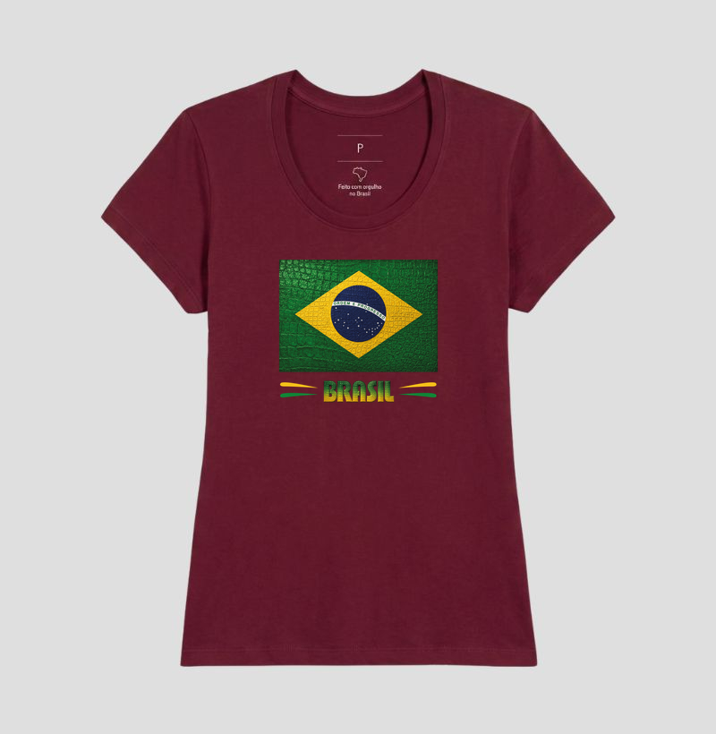 Camiseta Bandeira do BR estilizada (Masculina e Feminina) - Imagem 18