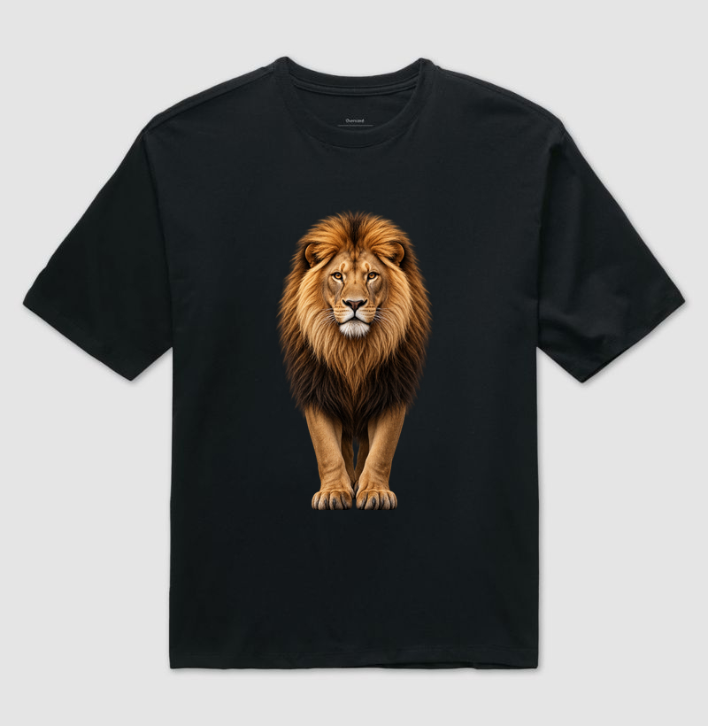 Camiseta Oversized - Leão - Imagem 3