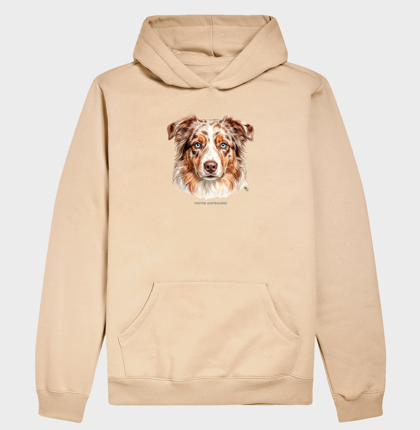 Cães - Pastor Australiano (Red Merle) - Moletom Hoodie - Imagem 7