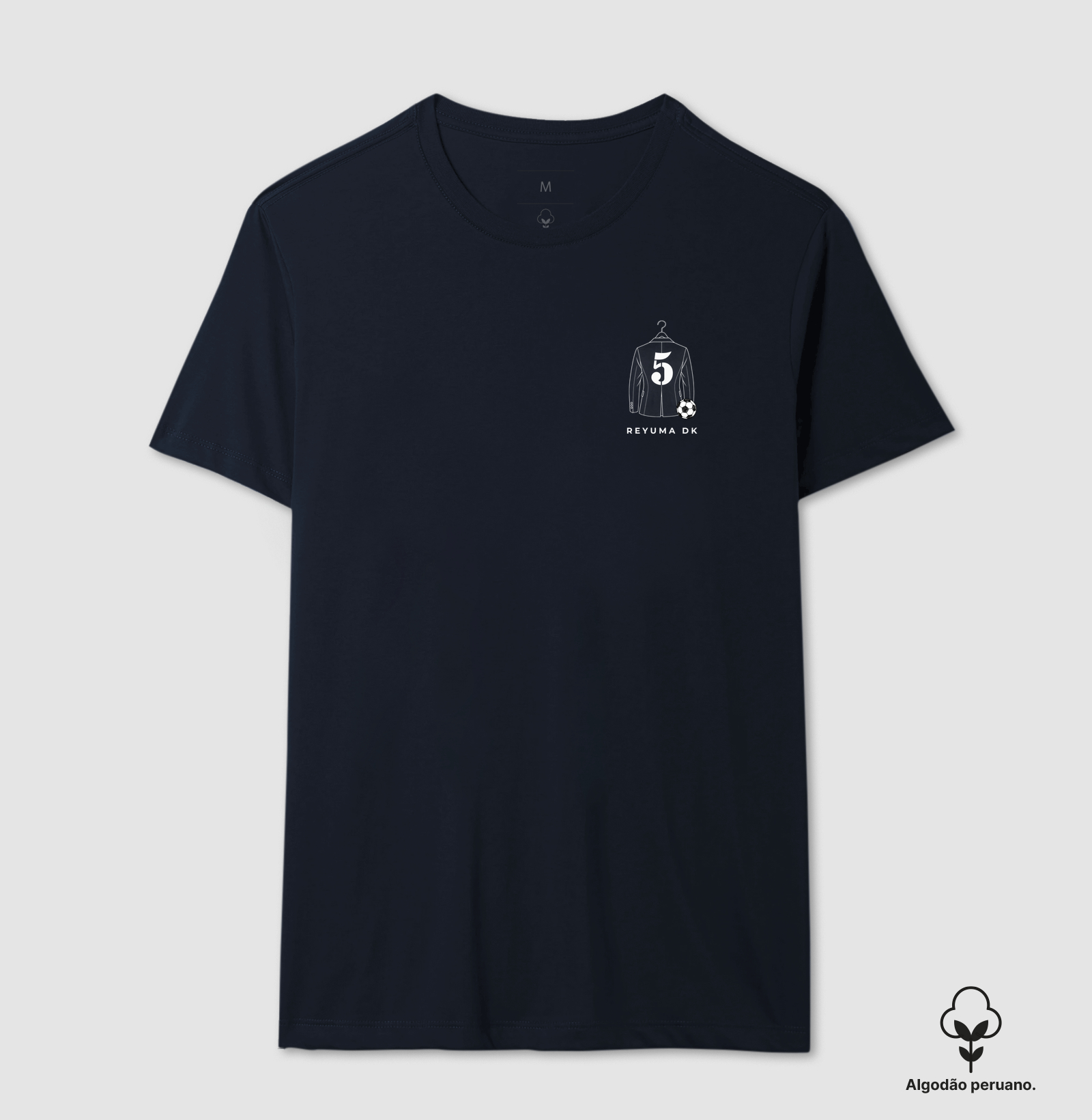 Camiseta Masculina, Feminina, Babylook e Unissex de Algodão Peruano Futebol "Joga de Terno #5 Zizou "  - Imagem 6
