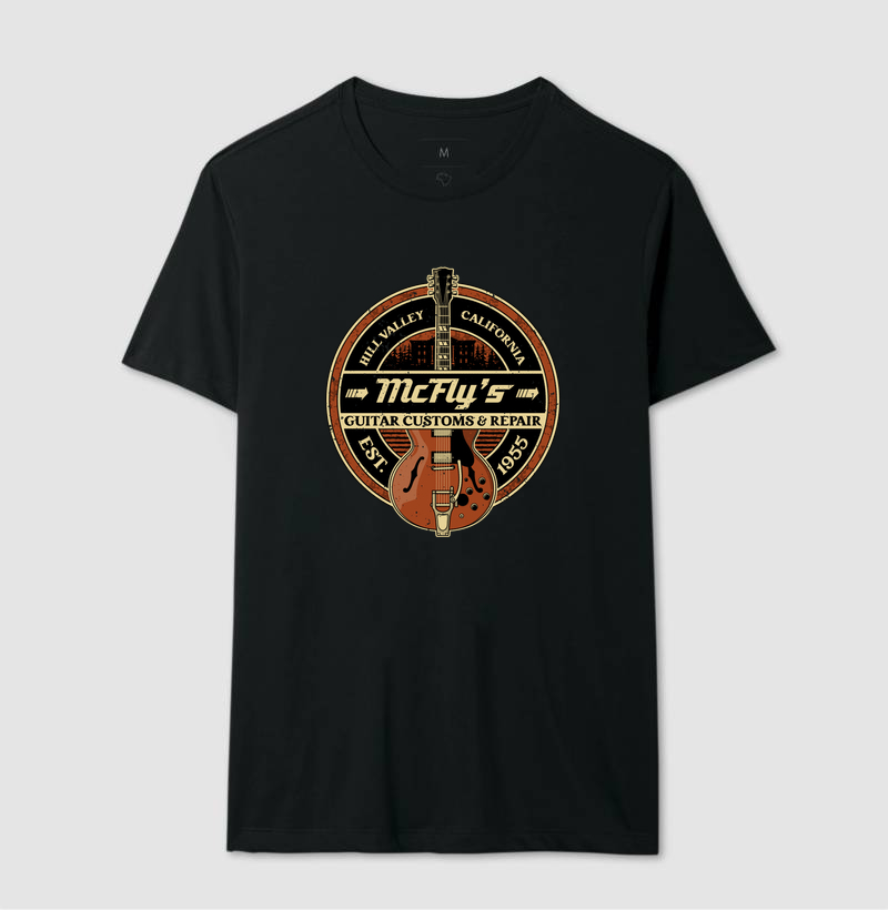 Camiseta McFly's Guitar Customs - Imagem 2