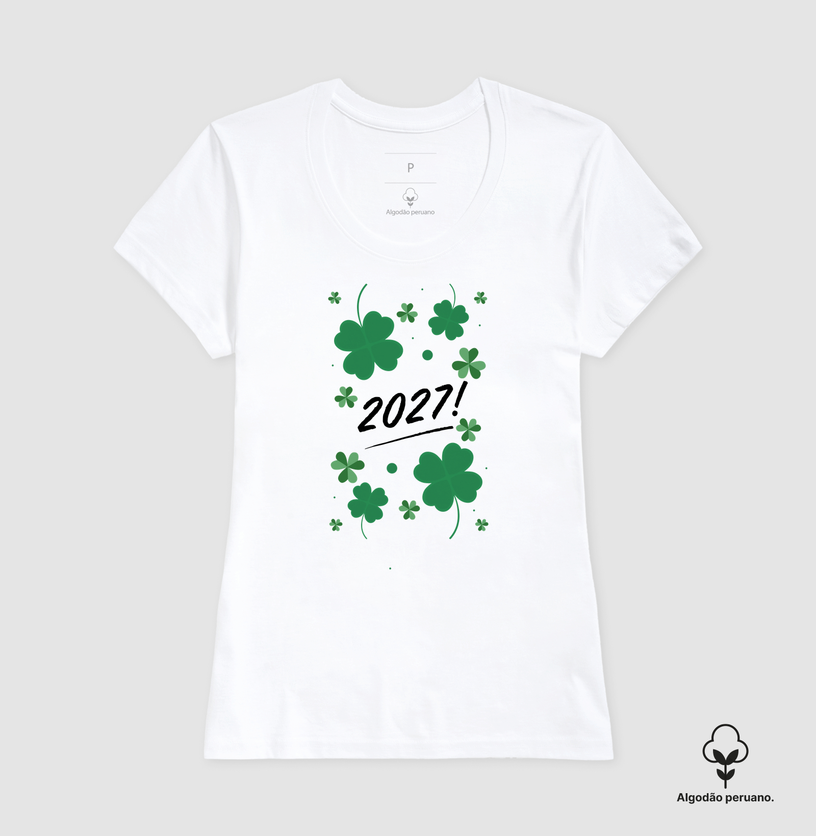 Camiseta Sorte 2027 – Trevos da Virada - Imagem 7