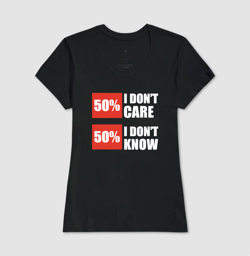Camiseta Estou Meio a Meio - Imagem 3