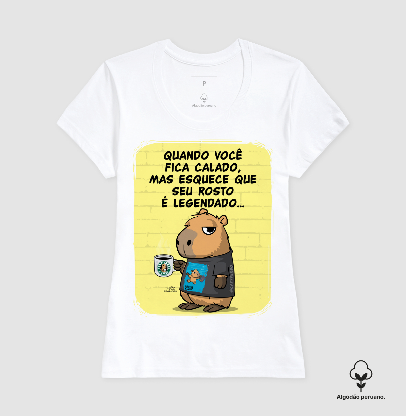 Camiseta Capivara Legendado - Imagem 7