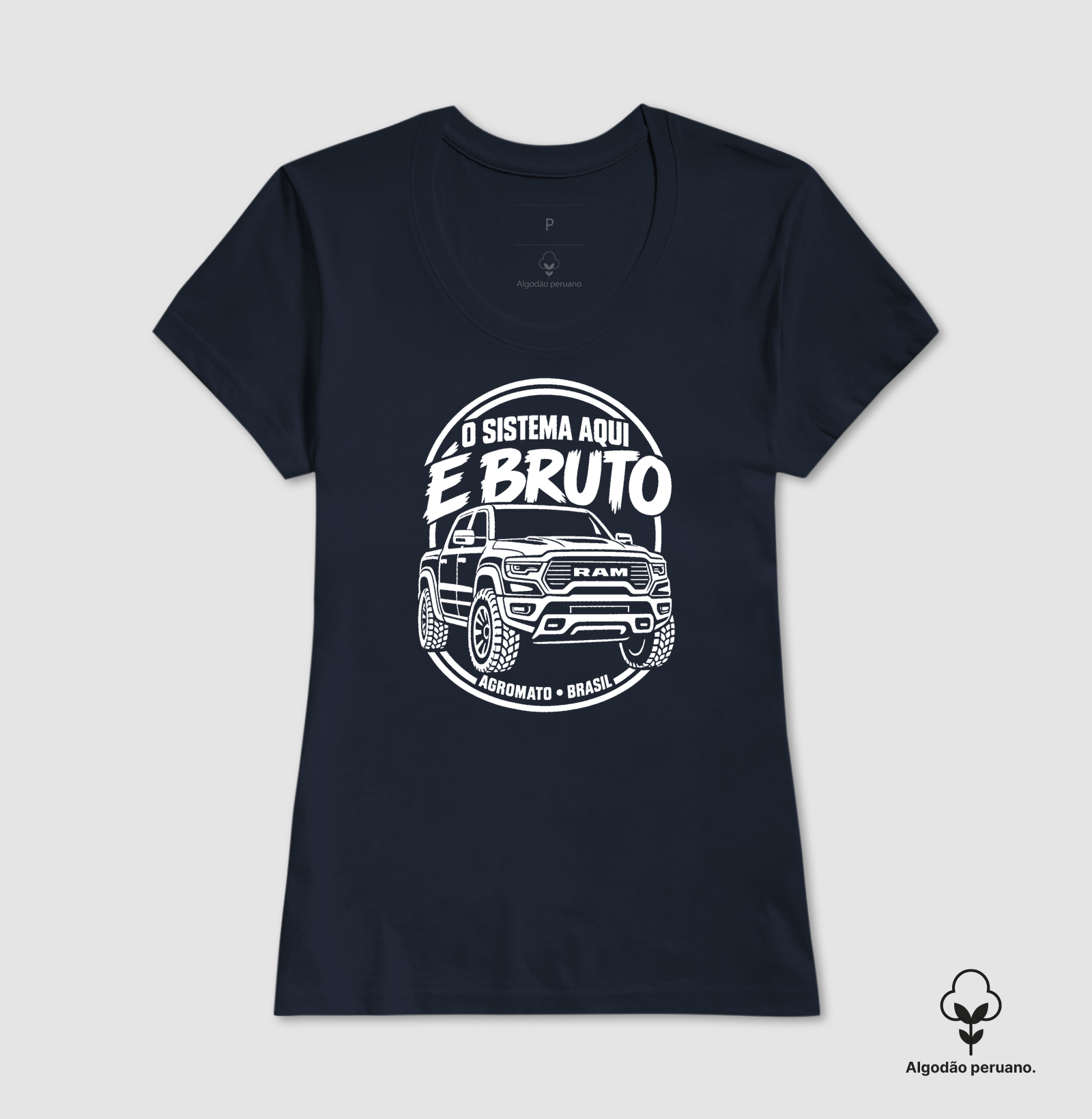 Camiseta O Sistema Aqui é Bruto - Imagem 7