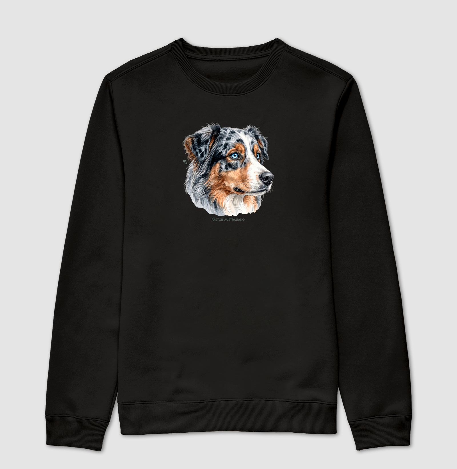 Cães - Pastor Australiano (Blue Merle) - Moletom Suéter - Imagem 6