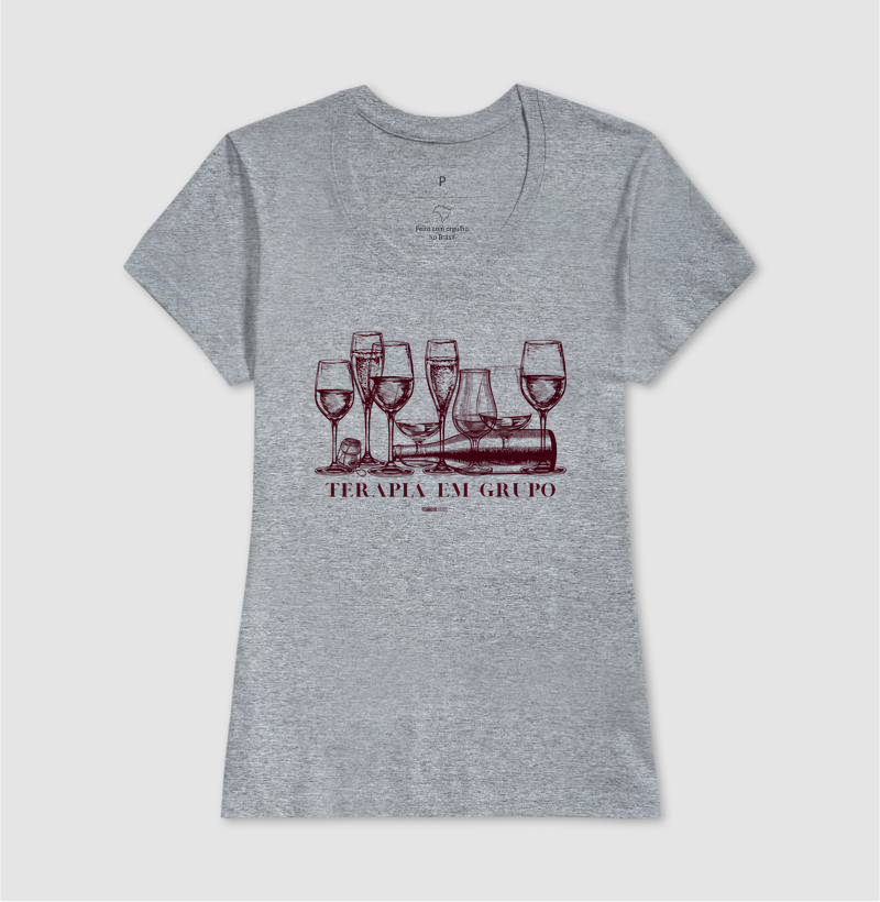 Camiseta Vinho - Terapia em Grupo - Imagem 9