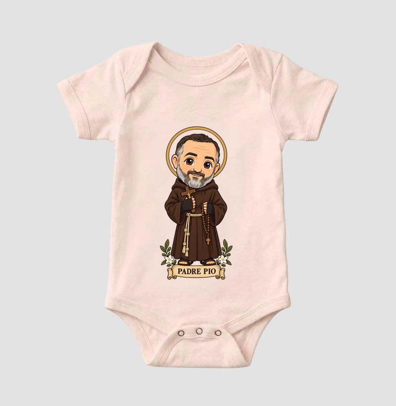 Padre Pio estilo chibi - Imagem 5