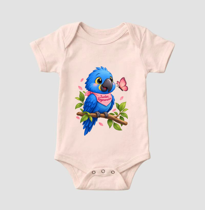 Body Infantil - Ararinha Azul - Imagem 3