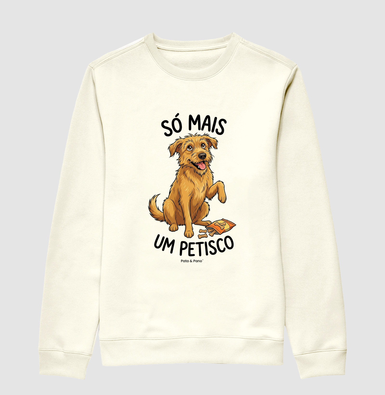 SUÉTER MOLETOM VIRA-LATA FIAPO DE MANGA PETISCO - Imagem 2