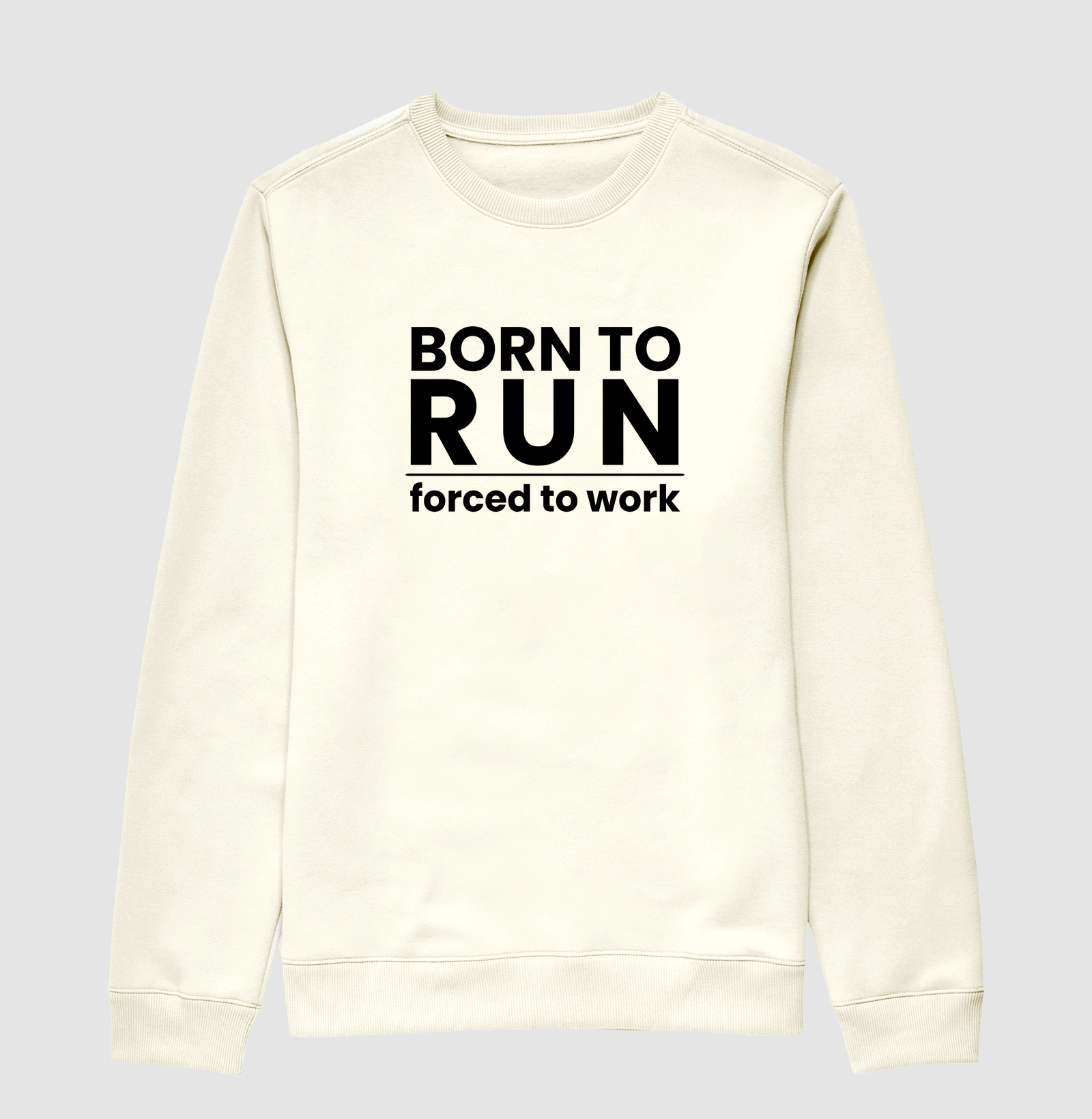 Moletom Corrida - Born To Run Forced To Work - Imagem 2