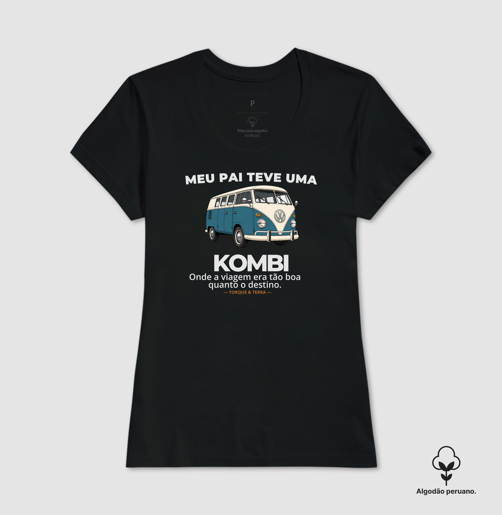 Meu pai teve uma - KOMBI - azul com branco - Imagem 7