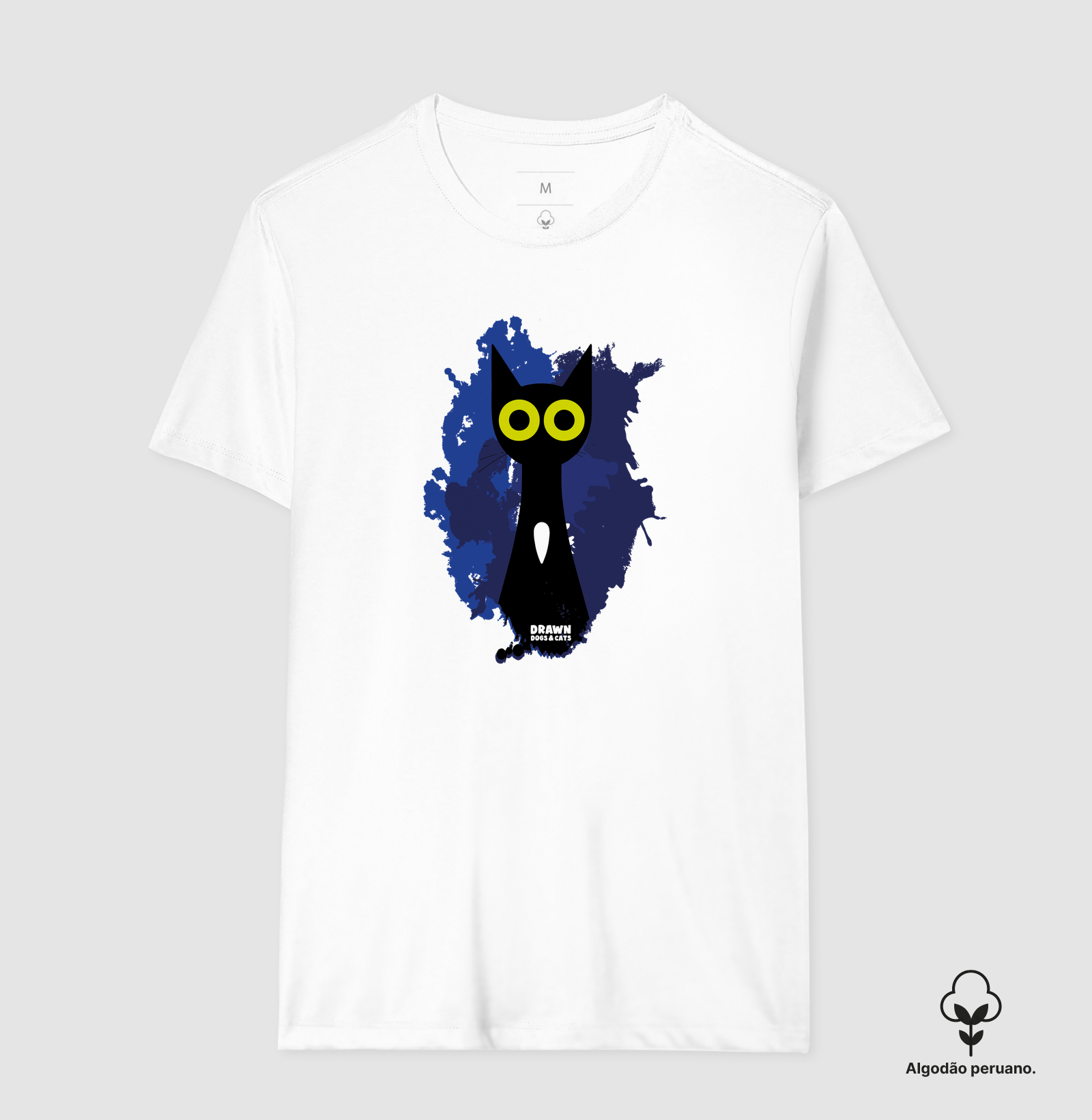 Gato preto com fundo azul - Imagem 11