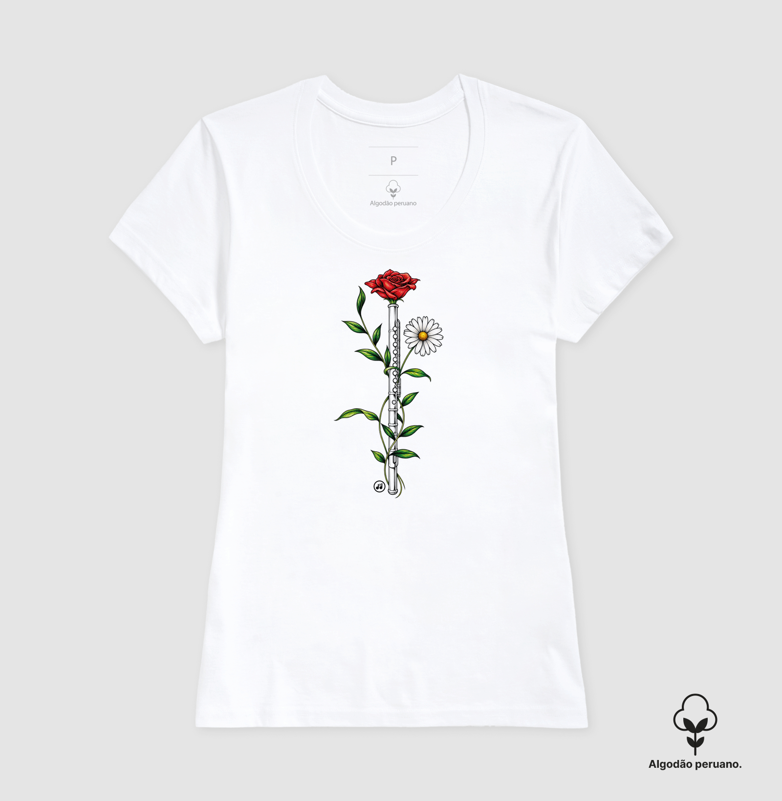 Flauta Transversal e Flores - Imagem 6