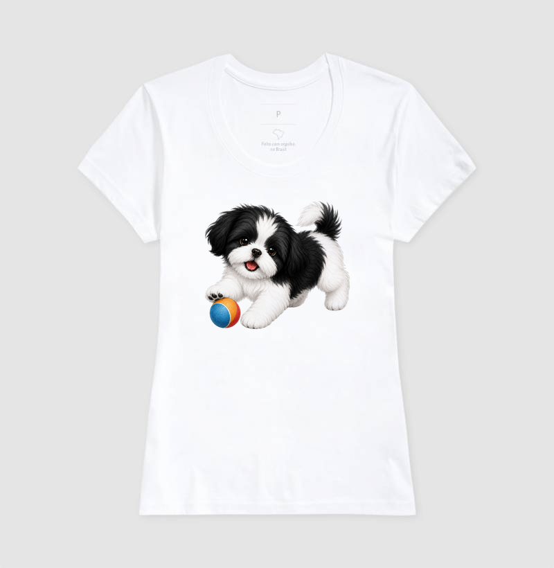 Shih Tzu Preto - Desenho Animado - Imagem 5