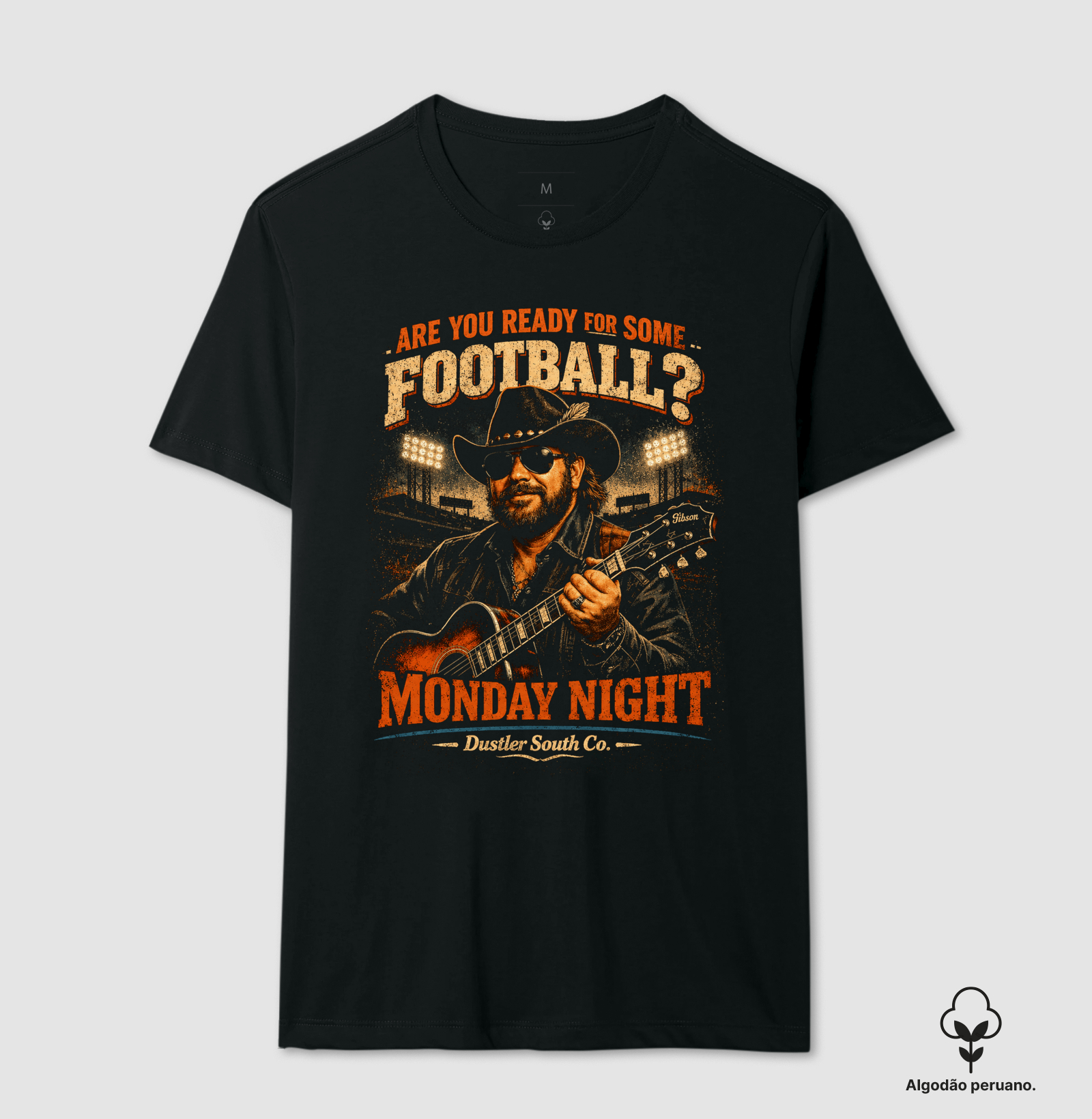 Camiseta Country Masculina Monday Night Football Dustler South Co. Algodão Peruano Premium - Imagem 2