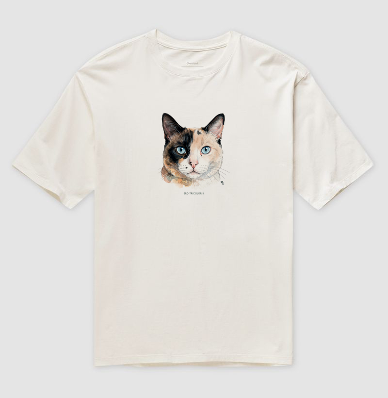Gatos - SRD Tricolor II - Oversized - Imagem 6