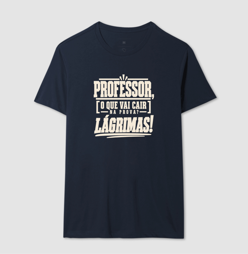 Camiseta Masculina Algodão O Que Vai Cair Na Prova - Imagem 6