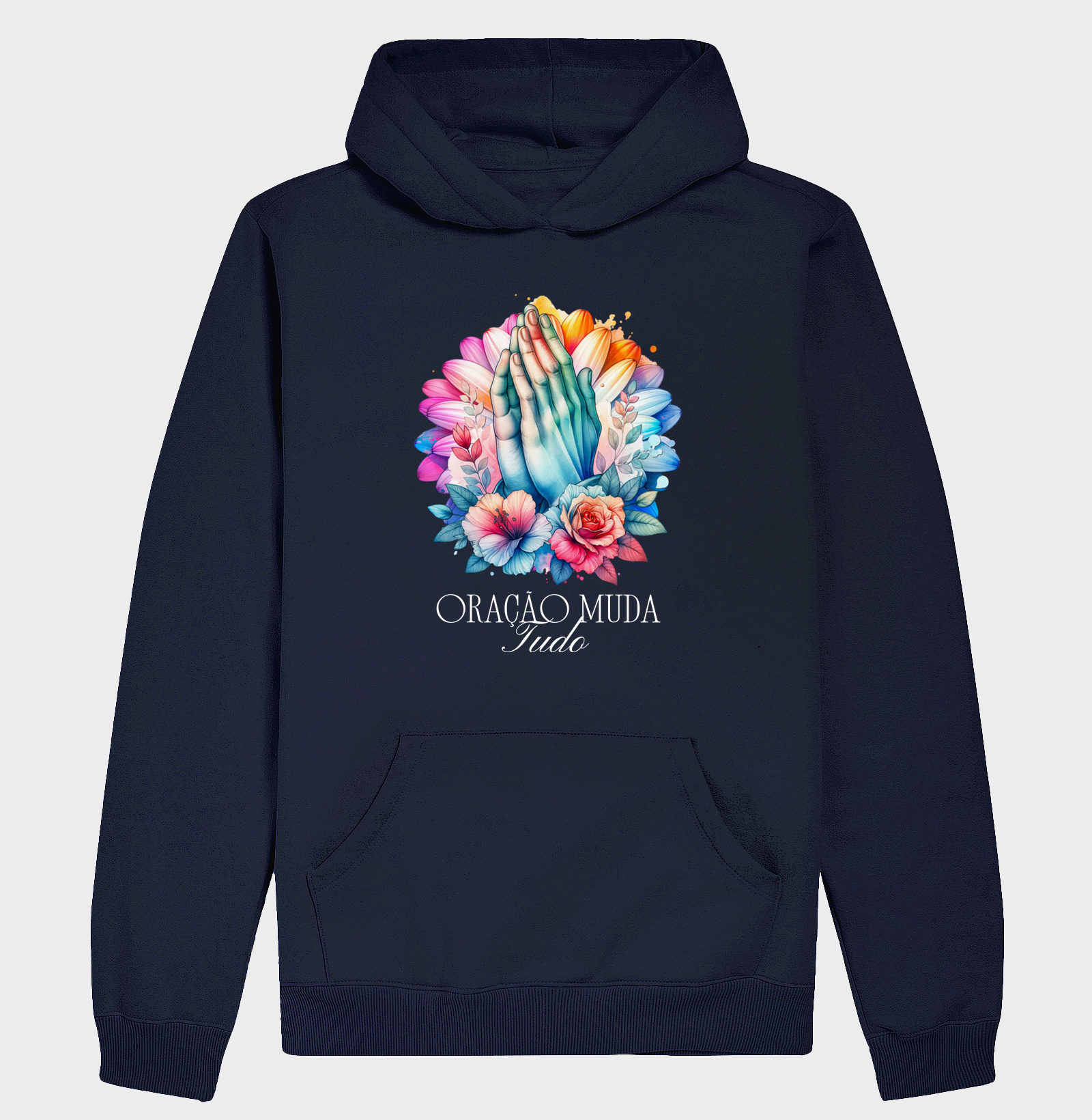 Hoodie Moletom Oração Muda Tudo - Imagem 4