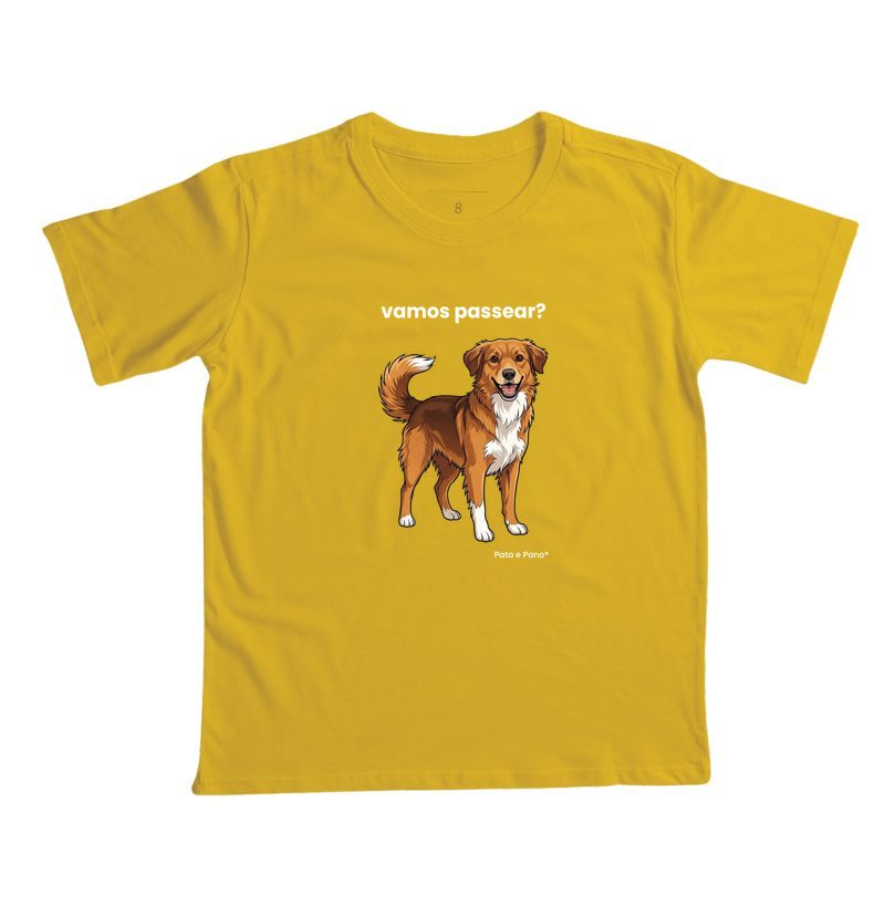 CAMISETA INFANTIL NOSSO MASCOTE PASSEAR - Imagem 6