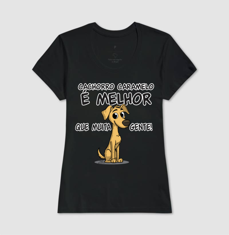 Camiseta Cachorro Caramelo - Imagem 3