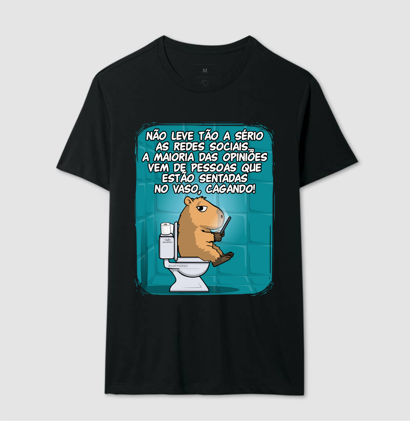 Camiseta Capivara Banheiro - Imagem 2