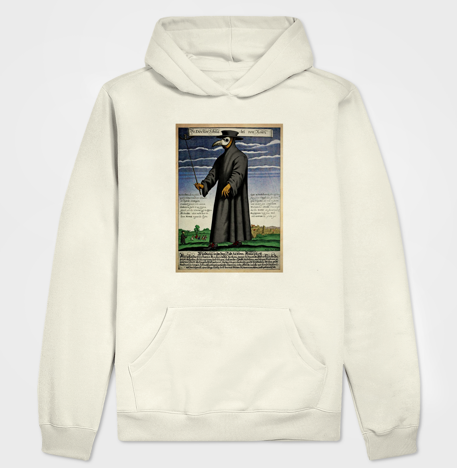 Moletom Hoodie Médico da Peste, 1653 - Imagem 3